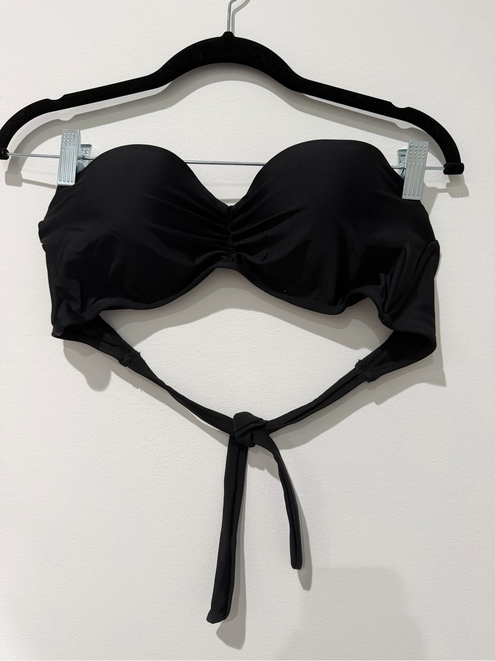 Strapless Black Bandeau Bikini Top - Classic Swim